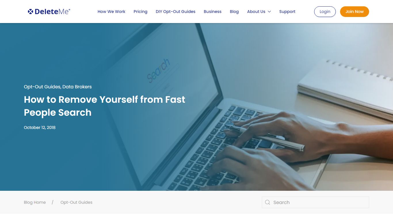 How to Remove Yourself from Fast People Search - DeleteMe